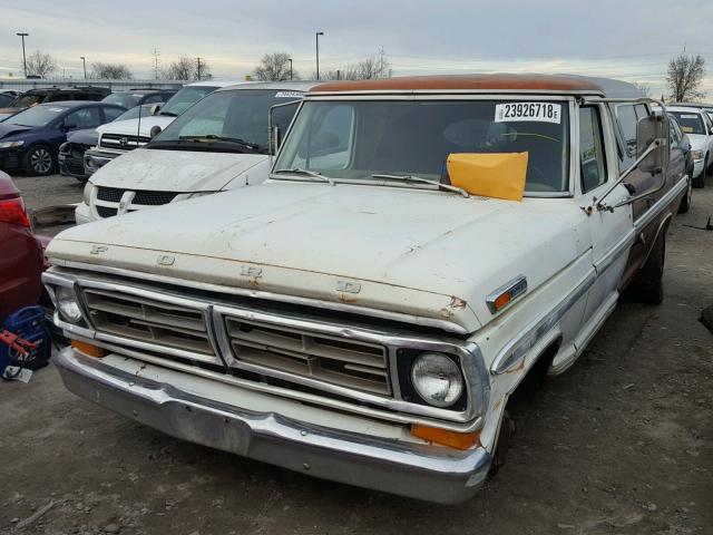 F25HRN87275 - 1972 FORD F-250 WHITE photo 2