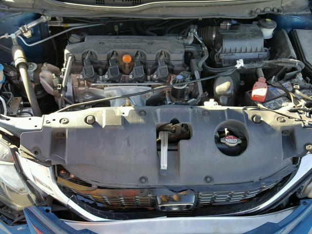 19XFB2F86EE036206 - 2014 HONDA CIVIC EX ლურჯი ფოტო 7