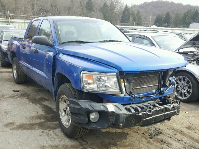 1D7HW48N08S581773 - 2008 DODGE DAKOTA QUA BLUE photo 1