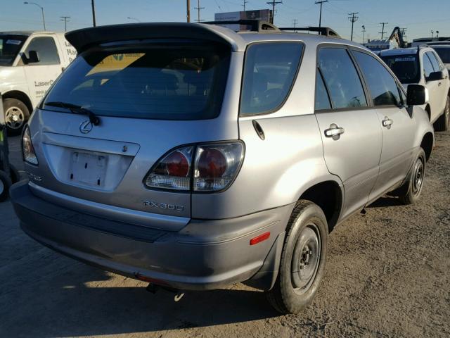 JTJGF10U610115111 - 2001 LEXUS RX 300 BLUE photo 4