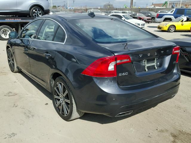 YV1612FS3E2280434 - 2014 VOLVO S60 T5 GRAY photo 3