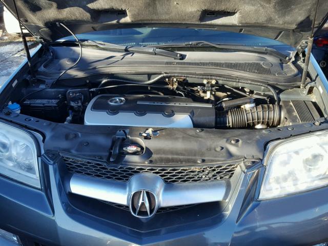 2HNYD18836H538925 - 2006 ACURA MDX TOURIN BLUE photo 7