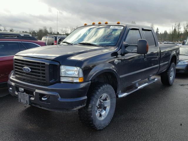 1FTSW31P94ED14839 - 2004 FORD F350 SRW S BLACK photo 2