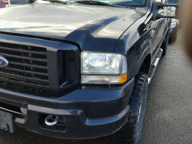 1FTSW31P94ED14839 - 2004 FORD F350 SRW S BLACK photo 9