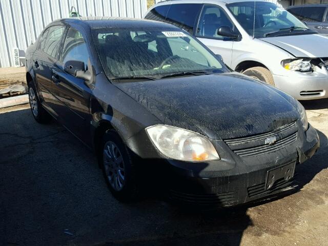 1G1AT58H597156485 - 2009 CHEVROLET COBALT LT BLACK photo 1