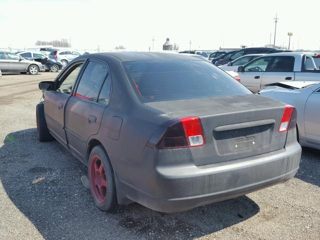 2HGES25713H540427 - 2003 HONDA CIVIC EX შავი ფოტო 3