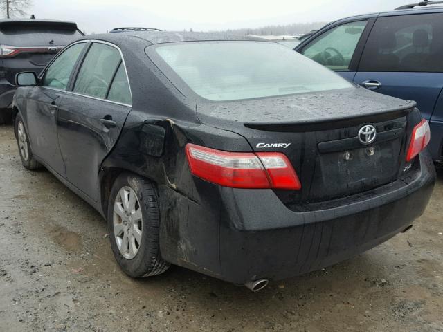 4T1BK46KX7U528419 - 2007 TOYOTA CAMRY NEW BLACK photo 3