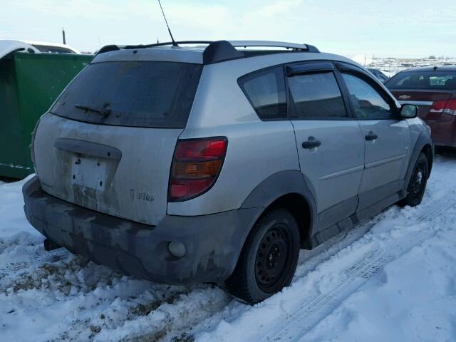 5Y2SL62864Z446225 - 2004 PONTIAC VIBE SILVER photo 4