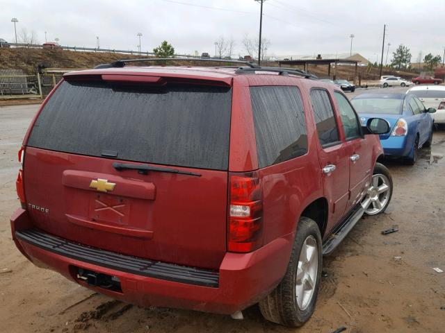 1GNSCAE09DR354946 - 2013 CHEVROLET TAHOE C150 RED photo 4