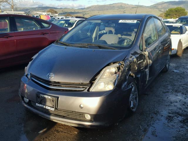 JTDKB20U483327707 - 2008 TOYOTA PRIUS CHARCOAL photo 2