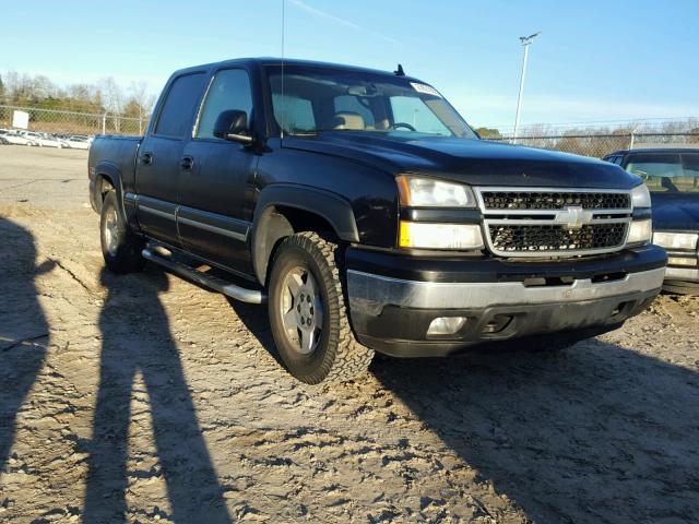 2GCEK13Z761311065 - 2006 CHEVROLET SILVERADO BLACK photo 1