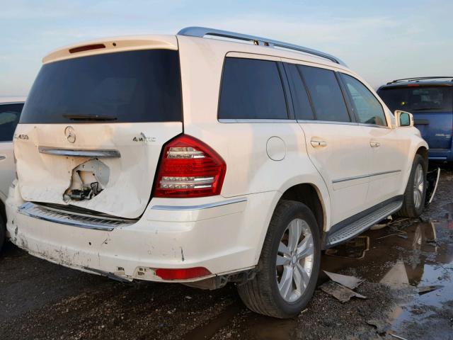 4JGBF7BE8BA665469 - 2011 MERCEDES-BENZ GL 450 4MA WHITE photo 4