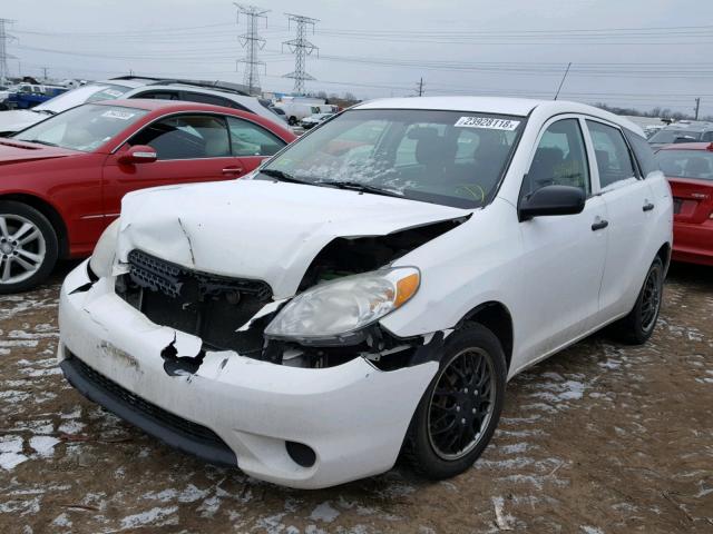 2T1KR32E28C696595 - 2008 TOYOTA COROLLA MA WHITE photo 2