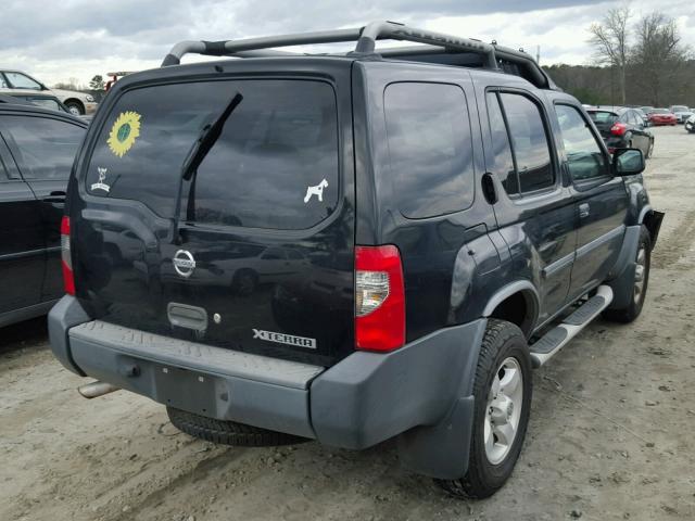 5N1ED28T34C669142 - 2004 NISSAN XTERRA XE BLACK photo 4