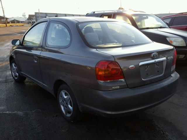 JTDAT123X50357993 - 2005 TOYOTA ECHO GRAY photo 3