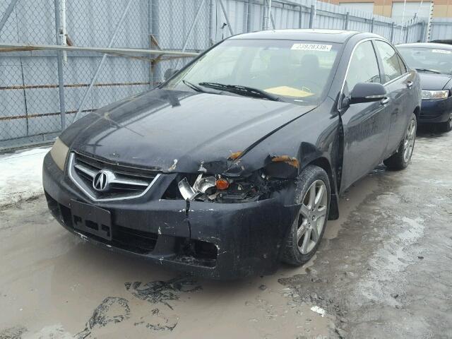 JH4CL96894C801681 - 2004 ACURA TSX BLACK photo 2