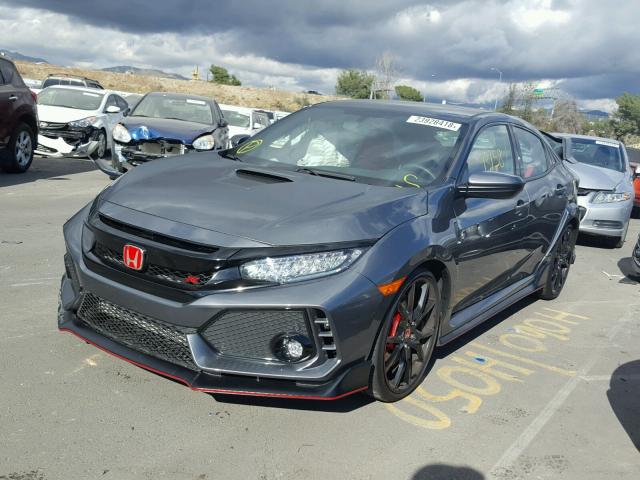 SHHFK8G78HU201713 - 2017 HONDA CIVIC TYPE GRAY photo 2