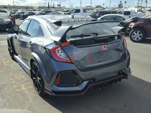 SHHFK8G78HU201713 - 2017 HONDA CIVIC TYPE GRAY photo 3