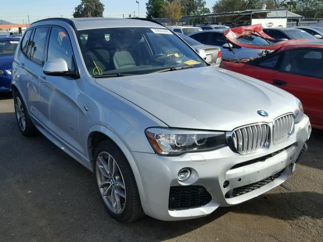 5UXWX7C59F0K32724 - 2015 BMW X3 XDRIVE3 SILVER photo 1