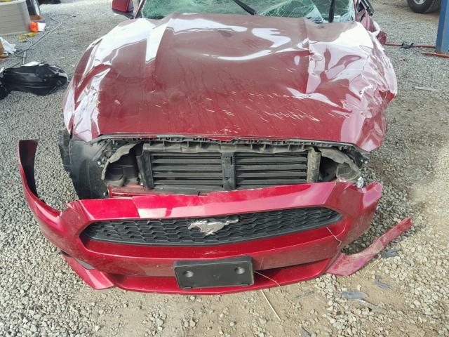 1FA6P8TH4F5434591 - 2015 FORD MUSTANG RED photo 7