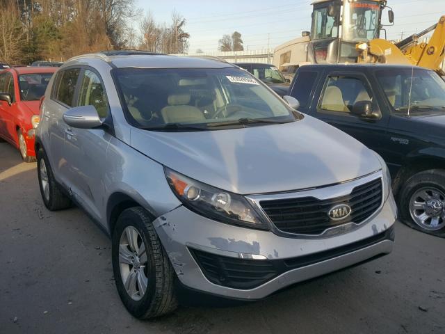 KNDPB3A26B7016840 - 2011 KIA SPORTAGE L SILVER photo 1