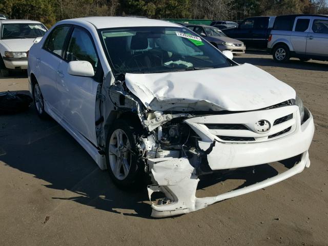 2T1BU4EE4BC656333 - 2011 TOYOTA COROLLA BA WHITE photo 1