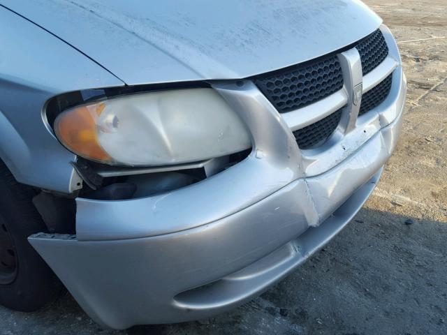 1B4GP24302B729839 - 2002 DODGE GRAND CARA SILVER photo 9