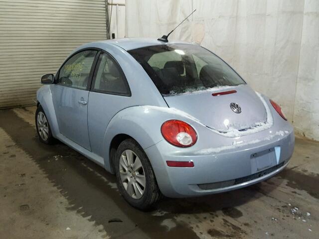 3VWRG3AG4AM022224 - 2010 VOLKSWAGEN NEW BEETLE BLUE photo 3