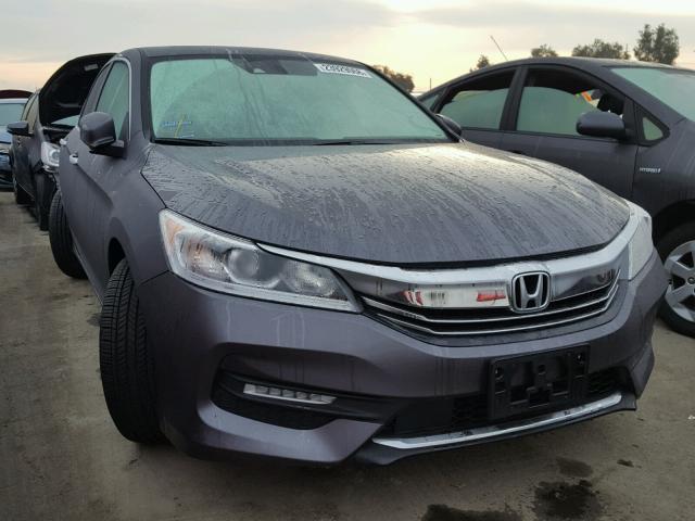 1HGCR2F97HA251965 - 2017 HONDA ACCORD EXL GRAY photo 1