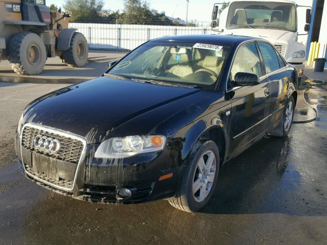 WAUAF78EX6A130475 - 2006 AUDI A4 2 BLACK photo 2