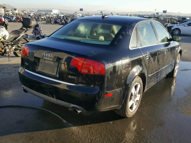 WAUAF78EX6A130475 - 2006 AUDI A4 2 BLACK photo 4