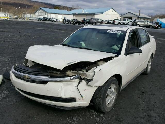 1G1ZT54834F153950 - 2004 CHEVROLET MALIBU LS WHITE photo 2