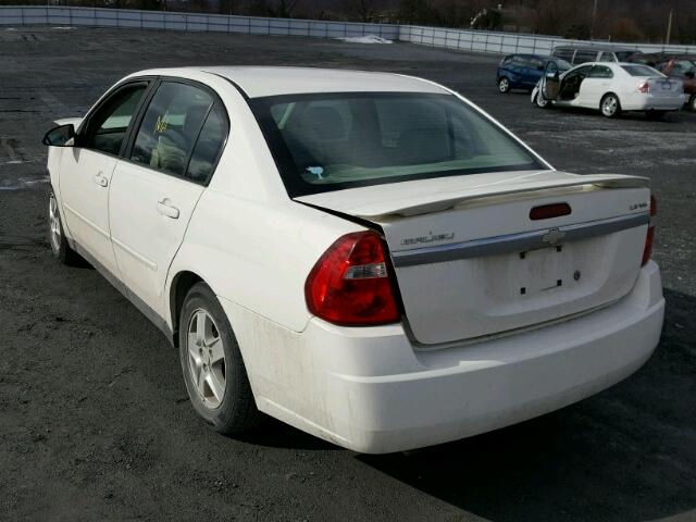 1G1ZT54834F153950 - 2004 CHEVROLET MALIBU LS WHITE photo 3