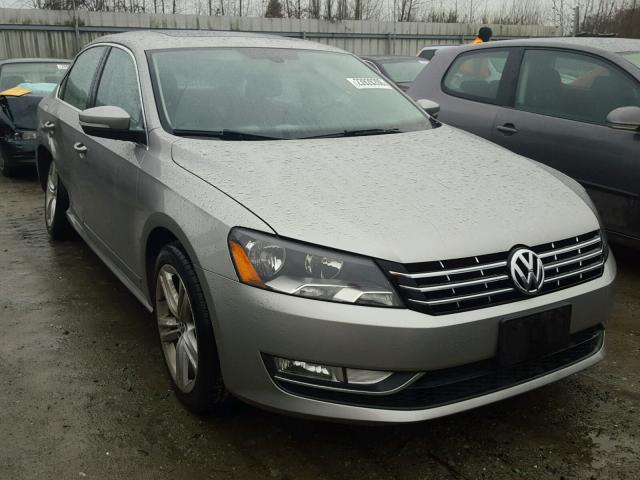 1VWCN7A39DC043396 - 2013 VOLKSWAGEN PASSAT SEL GRAY photo 1