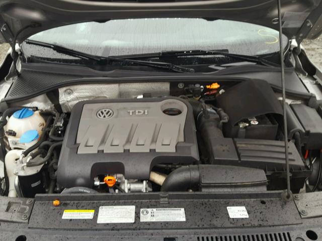 1VWCN7A39DC043396 - 2013 VOLKSWAGEN PASSAT SEL GRAY photo 7