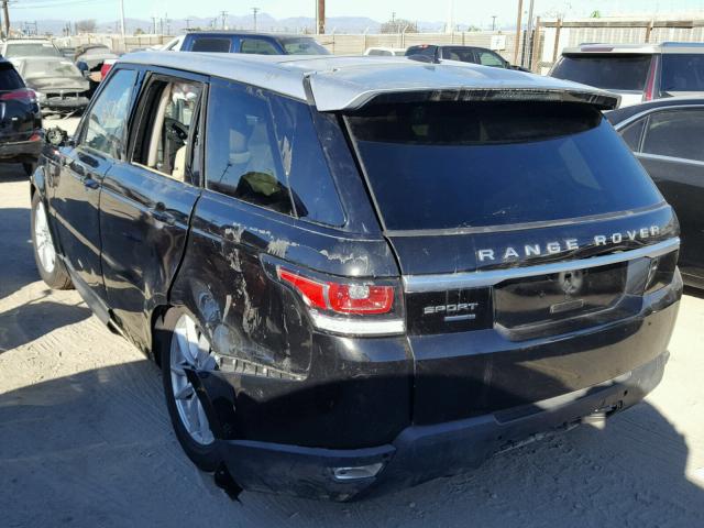 SALWG2PF2GA110315 - 2016 LAND ROVER RANGE ROVE BLACK photo 3