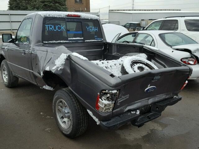 1FTKR1AD0BPA97846 - 2011 FORD RANGER GRAY photo 3