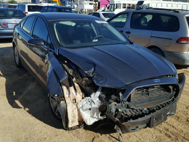 3FA6P0H72GR386427 - 2016 FORD FUSION SE GRAY photo 1