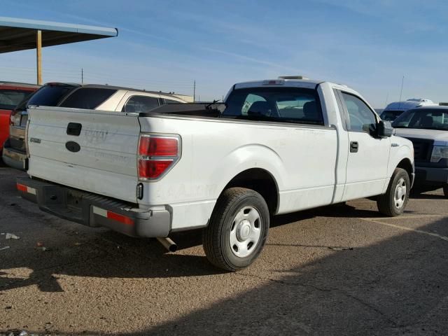 1FTRF12W49KB24139 - 2009 FORD F150 WHITE photo 4