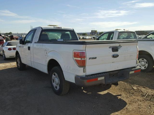 1FTRF12W59KA70740 - 2009 FORD F150 WHITE photo 3