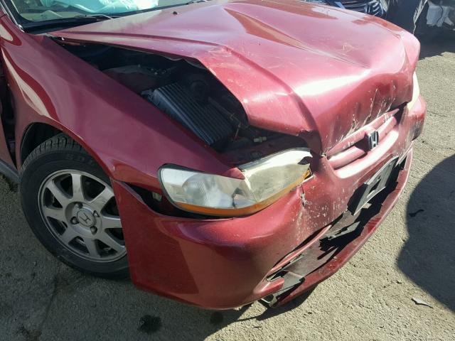 JHMCG668X2C014111 - 2002 HONDA ACCORD EX RED photo 9