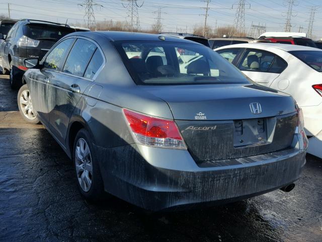 1HGCP25869A128769 - 2009 HONDA ACCORD EXL GREEN photo 3