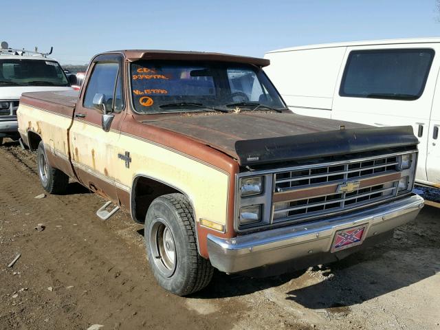 1GCDC14H6GJ157390 - 1986 CHEVROLET C10 BROWN photo 1