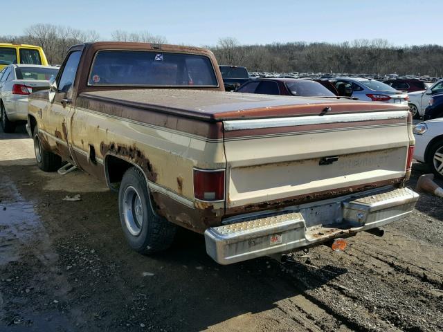 1GCDC14H6GJ157390 - 1986 CHEVROLET C10 BROWN photo 3