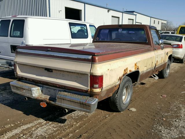 1GCDC14H6GJ157390 - 1986 CHEVROLET C10 BROWN photo 4