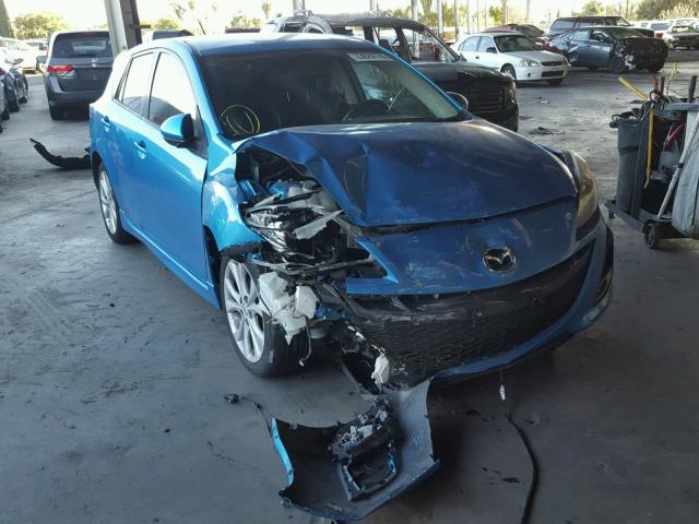 JM1BL1H61A1202940 - 2010 MAZDA 3 S BLUE photo 1