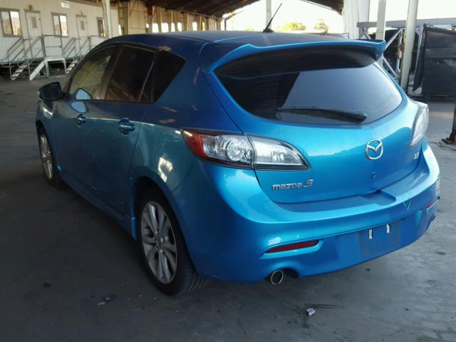 JM1BL1H61A1202940 - 2010 MAZDA 3 S BLUE photo 3