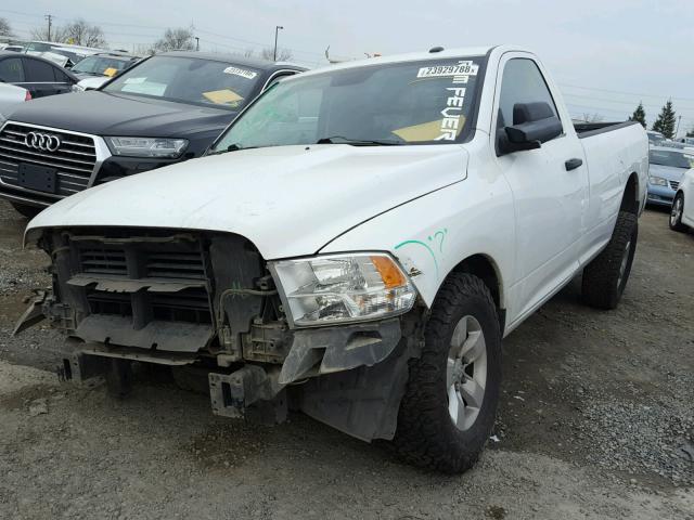 3C6JR6DG2EG324257 - 2014 RAM 1500 ST WHITE photo 2