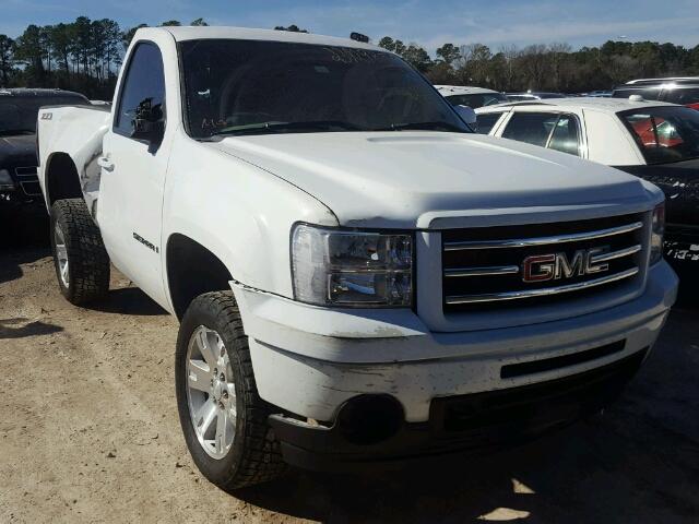 1GTEK14C47Z543173 - 2007 GMC NEW SIERRA WHITE photo 1