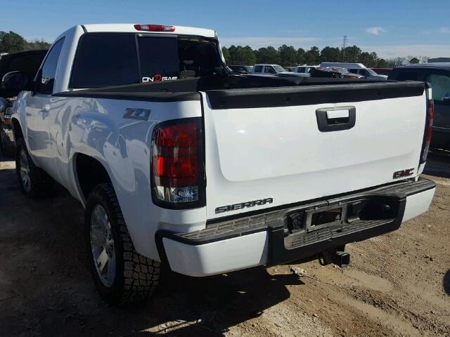 1GTEK14C47Z543173 - 2007 GMC NEW SIERRA WHITE photo 3